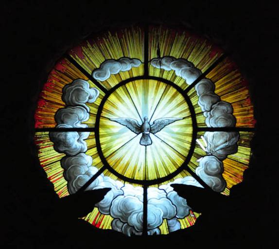 Belíssimo vitral da Catedral de Oaxaca, no México